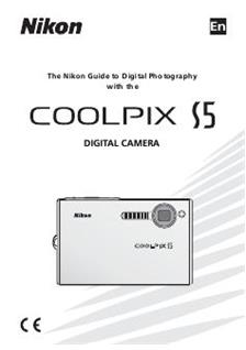 Nikon Coolpix S5 manual. Camera Instructions.